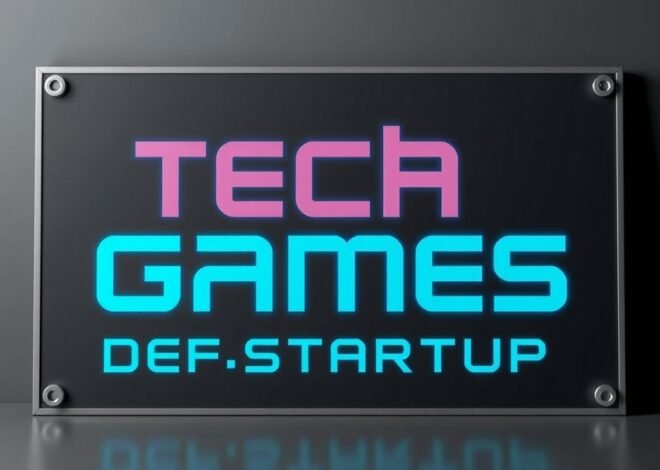 Tech Games defstartup: Exploring Innovation in Modern Gaming Startups and Digital Technology Trends