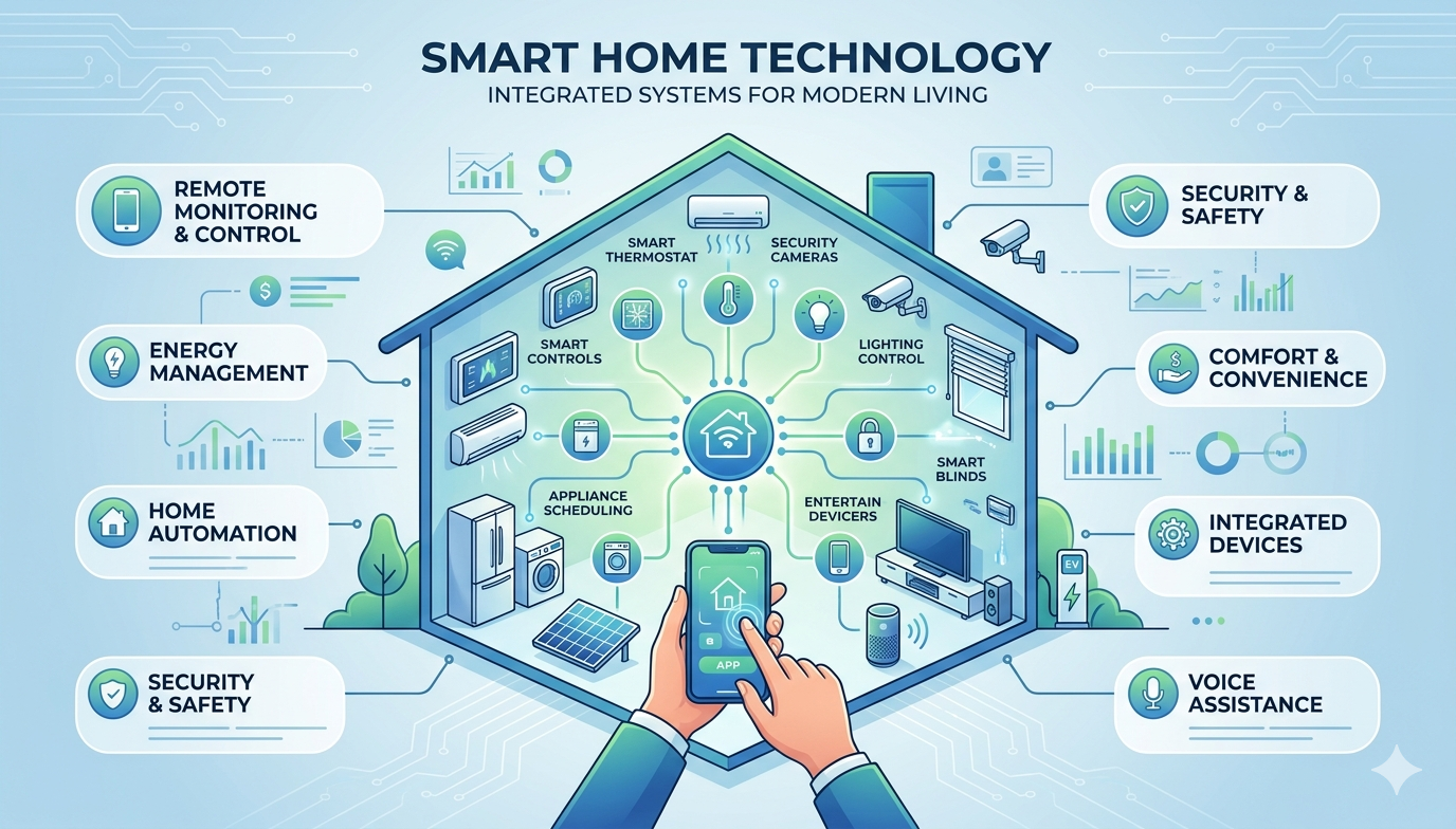Modern Living With Smart Home Technology for Better Comfort and Security