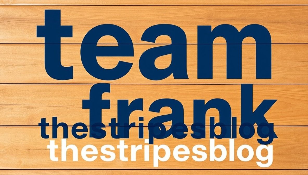 Team Frank TheStripesBlog: A Powerful Journey