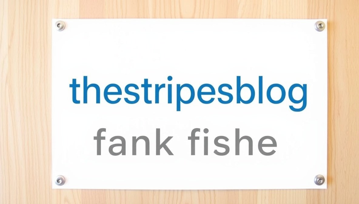thestripesblog author frank fisher: Insights & Updates