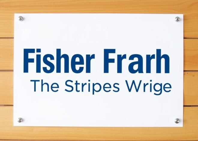 Who Is thestripesblog Writer Fisher Frank? Discover Now